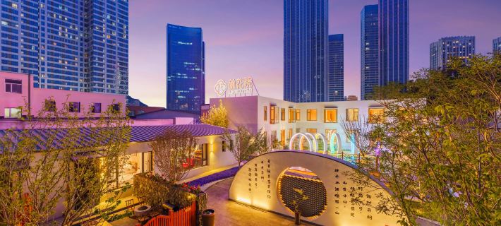 Linhua Courtyard Hotel (Dalian Xinghai Square Convention Center Subway Station) Hotéis em Dalian