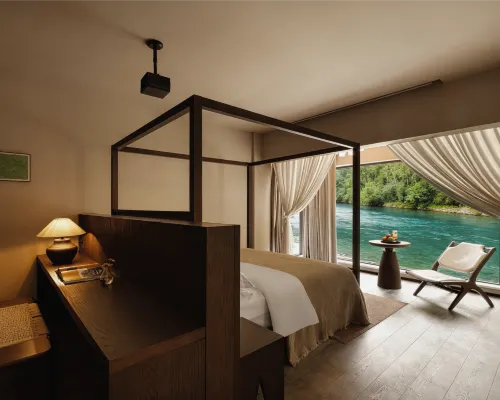 Jiuzhaigou · Mistshroud Mountains & Sunset Glow Snowscape · Sukoon Village Hotels in Jiuzhaigou