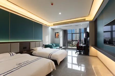 Jiuyu E-sports Hotel (Anyang Wanda Plaza Country Garden Tianhui Branch) Отели рядом с достопримечательностью «Anyang Normal University (New Campus)»