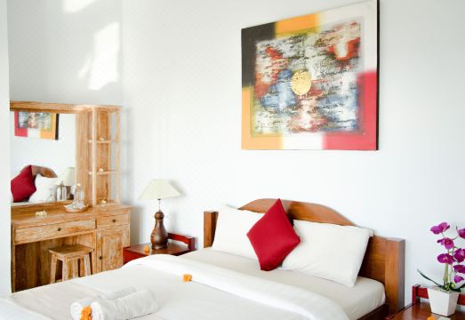 아메드 해변 숙소 전경