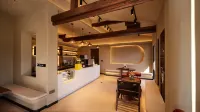 Qionglou Night Moon Pretty Mid-Levels Designer Sky Garden Panoramic Beauty Accommodation