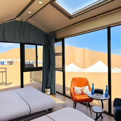 Desert Stargazing Wuhu Adventure Camping Base Hotel di Distrik Shapotou