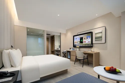 Atour X Hotel Ma'anshan City Center Yushan East Road Subway Station - جاكوزي