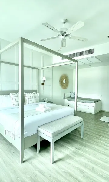 ห้องเตียงคิงไซส์-ริมแม่น้ำ (ไม่มีอ่างจากุชชี่)