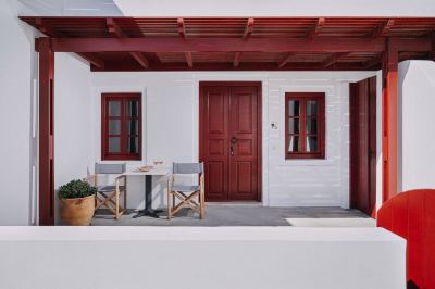 ドリアンスイート、1ベッドルームスイート、キングサイズベッド1台、リゾートビュー、バルコニー付 ヴェデマ，ラグジュアリーコレクションリゾート，サントリーニの写真