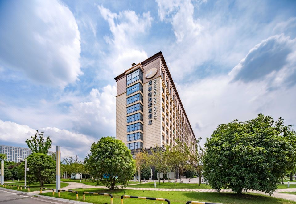 청두 공항 인근 호텔 전경