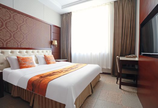 진하이안 호텔의 해변 근처 전경