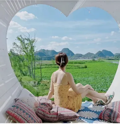 Puzheheiguyue Lake View Resort Hotels in Qiubei