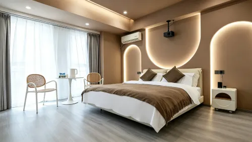 Qiyuechu Smart Apartment (Hohhot Wanda Plaza) - Romantisk