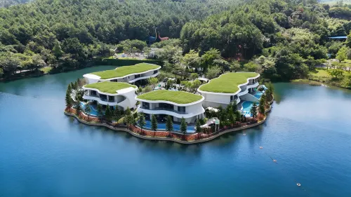 Senbola Swan Island Hot Spring Villa - واي فاي