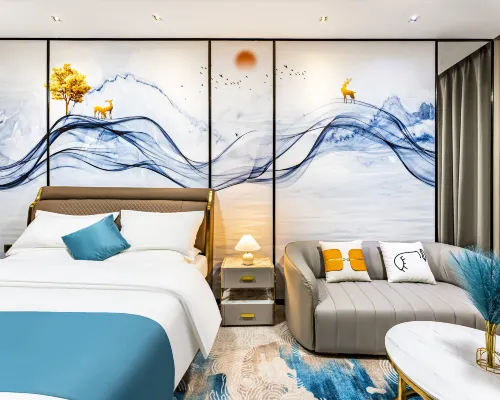 YiBo Hotel Apartment (Guangzhou East Railway Station Tianhe Sports Center Branch)) الغرف Photos