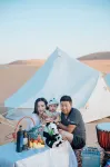 District Desert North Starry Sky Desert Camping Site