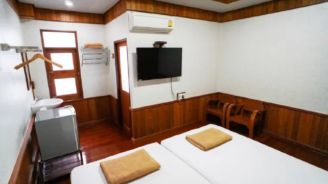 ห้องขนาดเล็กเตียงแฝด