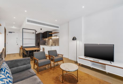 현대적인 아파트먼트 내부