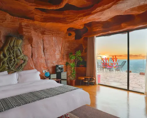 Nantai Wofoshan Cliff Cave Homestay Hotels in Pingyuan