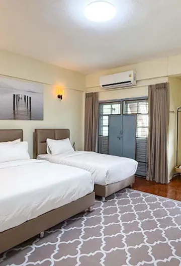 สุพีเรียร์สำหรับสามท่านพร้อมระเบียง มีห้องน้ำส่วนตัว