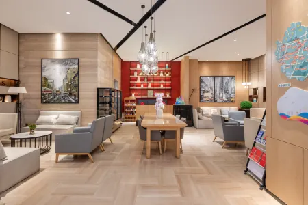 Zibo Taixing Hotel (Railway Station Badaju Branch) Отели в г. Цзыбо