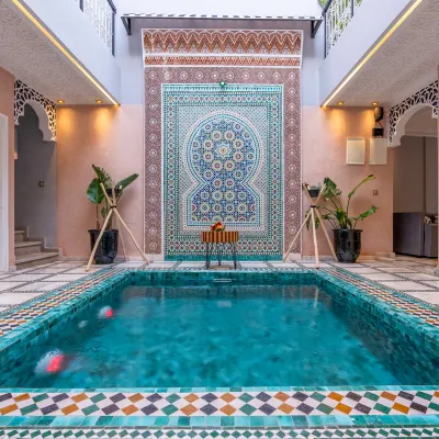 Riad Dar Al Ghali Marrakech โรงแรมใกล้พิพิธภัณฑ์ Mouassine Museum