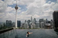 Ceylonz Suites KLCC Rooftop Infinity Pool KL Tower View
