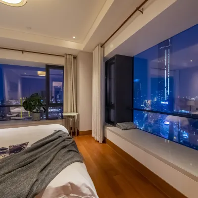Ten mu Impression Apartment Suzhou Eslite Bookstore Отели рядом с достопримечательностью «Книжный магазин Eslite»