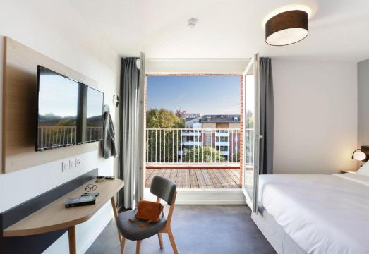 현대적인 객실 풍경