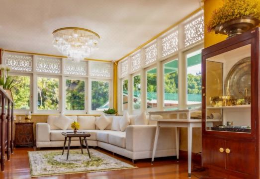 쉐 니주 료칸 정원 또는 아침식사