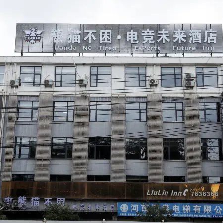 Panda not sleepy e-sports future hotel