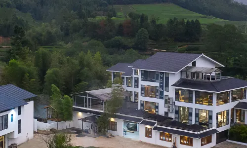 Flower Building Luxury and Freedom, One Flavor Tea Manor Homestay