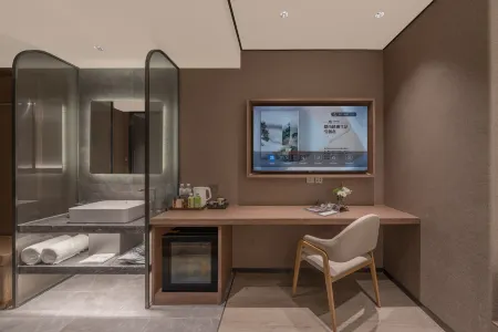 Yimu Hotel · Chuwai (Beijing Zhongguancun Suzhou Street Metro Station Branch) Отели рядом с достопримечательностью «Danqingpu Park»