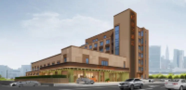 Orange Hotel (Qingdao North Station East Plaza） Qingdao University of Science & Technology Gymnasium周辺のホテル