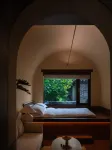 Ancient City Courtyard Hotel, Linfen, Shanxi, China - balcony