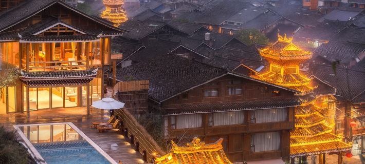 BE’IN Castles in the Air (Zhaoxing Dong Village) โรงแรมในลี่ผิง