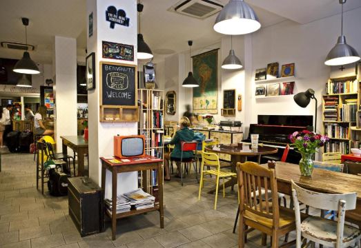 오스텔로 벨로 밀라노 두오모 공용 라운지 전경