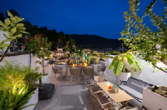surrounded by mountains riverside villa