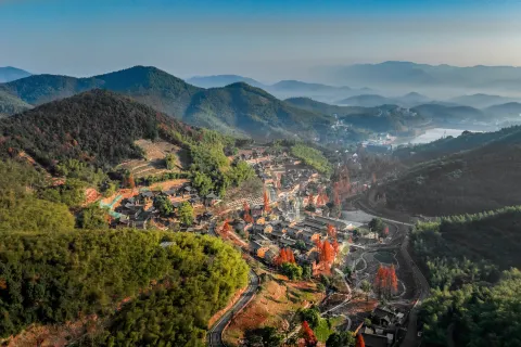湖州十里芳菲香積嶺村落
