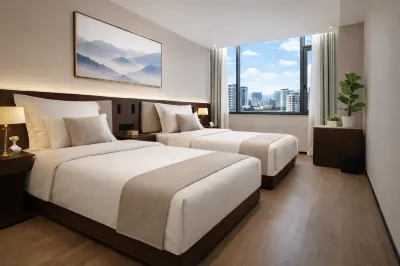 Yazhen Hotel (Nanchang Tengwang Pavilion Wanshou Palace) โรงแรมใกล้ศาลาเถิงหวาง