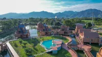 Longmen Nankunshan Night Flame · Fireworks World Lodging