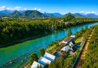 Namkhan Rivora Resort - สระว่ายน้ำแบบอินฟินิตี้