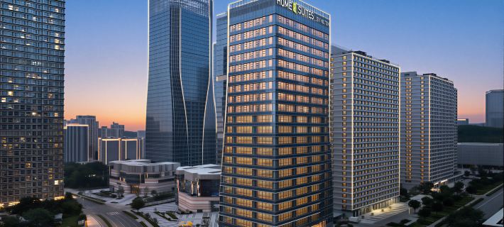 Home2 Suites by Hilton Jinan Olympic Sports Center Hotel Hotele w: Jinan