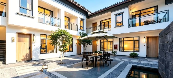Songfengju Courtyard Hotel (Xingyi Wanfenglin Airport & High-speed Railway Station Branch) Ξενοδοχεία στην πόλη Ξίνγκι