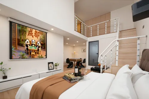 Yunxi · Select Loft Suite Apartment (Hongxing Bridge) - شرفة
