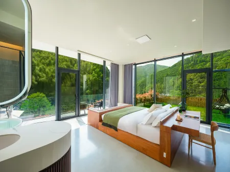 Youtan Valley·Luming Valley Hot Spring Holiday B&B (Huangshan Tangkou South Gate) Отели рядом с достопримечательностью «The Guest-Greeting Pine»