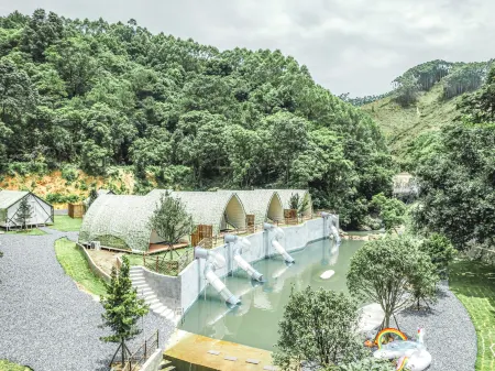 Fogang Mixi Xili Camping Отели рядом с достопримечательностью «Mt. Yangjiao Forest Park»