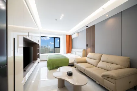 Shangyun Haitang Apartment (Xi'an Zhangba East Road Dongyi Road Subway Station) Отели рядом с достопримечательностью «Qingliangshan Forest Park»