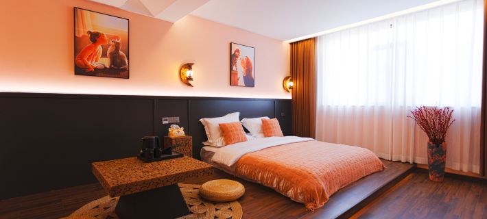 Sesame Blossom Art Hotel (Wenmaifang) Ξενοδοχεία στην πόλη Κίονγκλαϊ