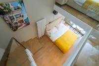 Qujianhai · Yueshang Loft Family Resort Hotel (Dalian Port East Fifth Street Venice Water City) - アパートメント