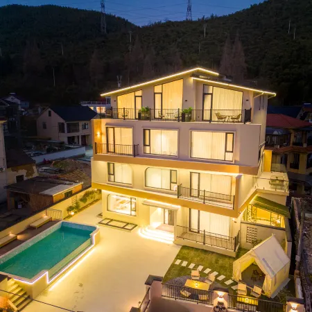 Youyizhai · Mountain - Viewing Private Bath Villa, a Parent - child Holiday Homestay