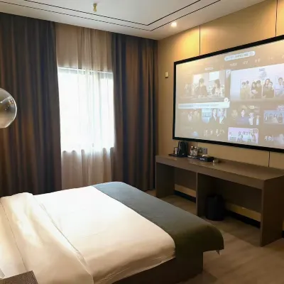Baifei Hotel (Xi 'an Big Wild Goose Pagoda Qujiang Convention and Exhibition Center Subway Station) Hotel berhampiran Menara Televisyen