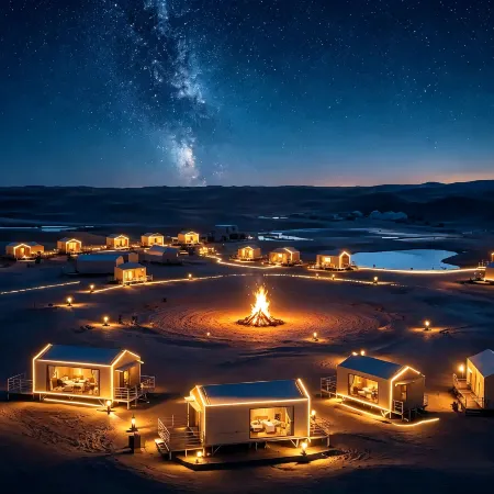 Zhongwei Tengoll · KK Qiongjing · Tengger Desert Luxury Stargazing Homestay Collection