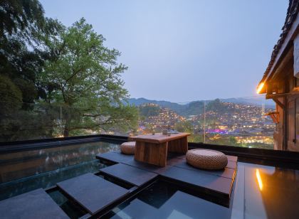 A panoramic view of the reading house in Xijiang Miao Village